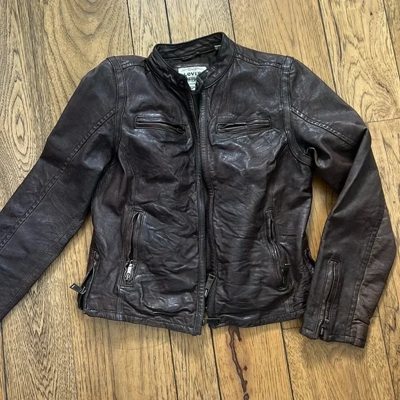 Vintage Levi’s Genuine Leather Jacket - Picture 1 of 3